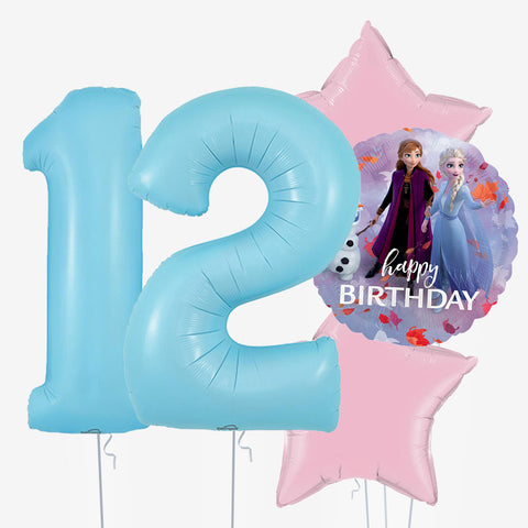 Frozen Birthday & Number Balloons | Box Balloons | Next-Day Balloon Delivery