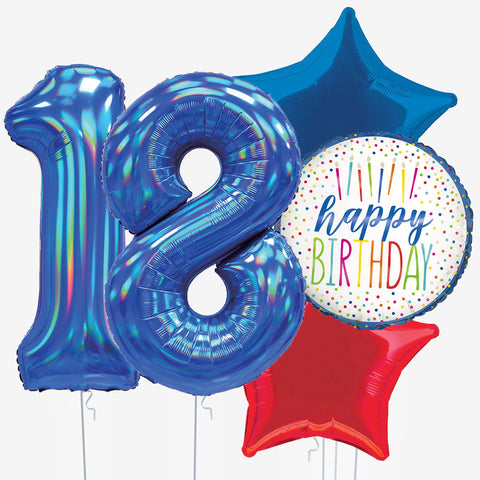 Birthday Candles & Number Balloons | Box Balloons | Next-Day Balloon Delivery