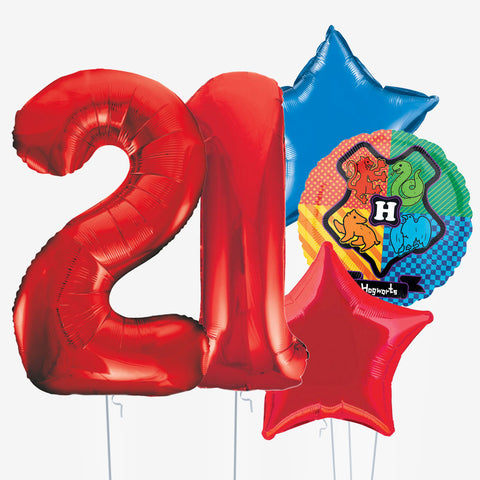 Harry Potter & Number Balloons - Box Balloons