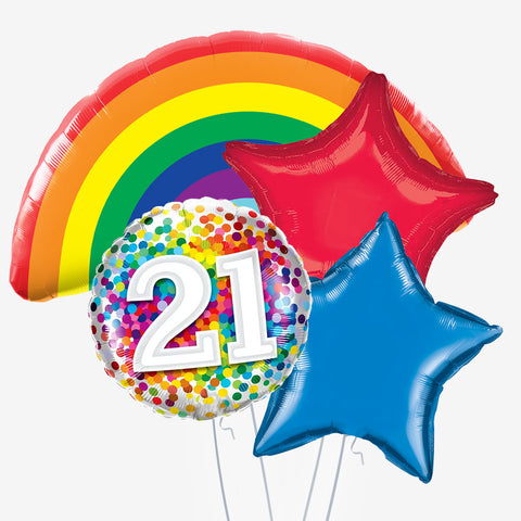 Rainbow Ages Balloons - Box Balloons
