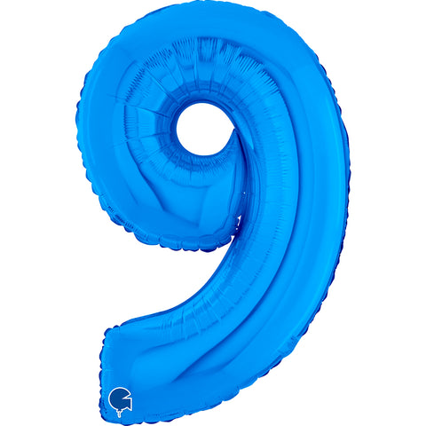 26" Blue Number Balloons | Box Balloons | Next-Day Balloon Delivery