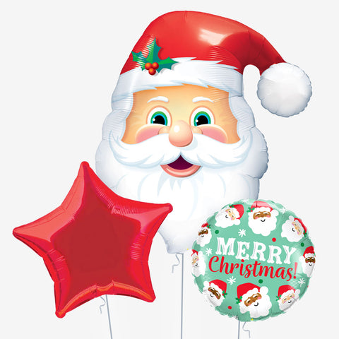 Jolly Santa Christmas Balloons - Box Balloons