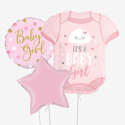 Baby Girl Balloons | Box Balloons | Next-Day Balloon Delivery