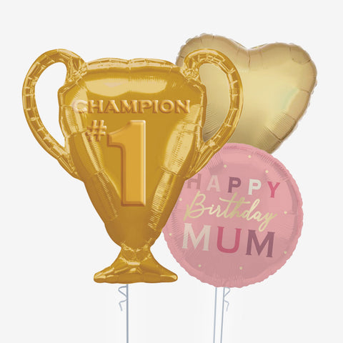 Number 1 Mum Birthday Balloons