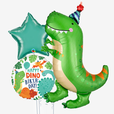 Party Dino Birthday Balloons - Box Balloons