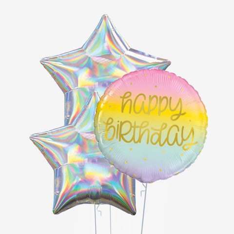 Rainbow Birthday & Number Balloons | Box Balloons | Next-Day Balloon Delivery