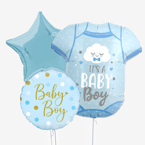 Baby Boy Balloons | Box Balloons | Next-Day Balloon Delivery
