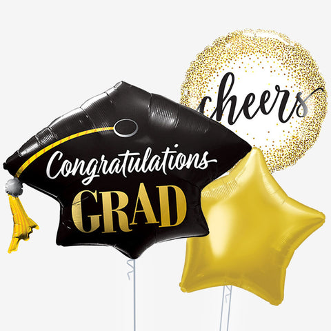 Cheers Graduation Balloons | Box Balloons | Next-Day Balloon Delivery