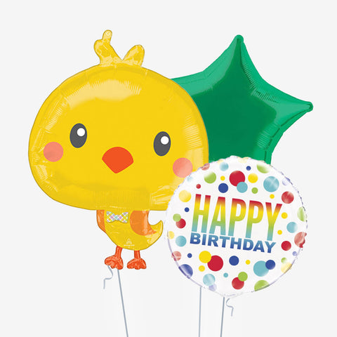 Chick Birthday Balloons | Box Balloons | Next-Day Balloon Delivery