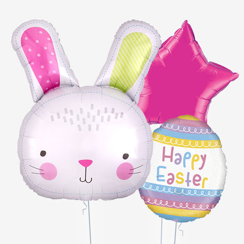 Happy Easter Bunny Balloons | Box Balloons | Next-Day Balloon Delivery