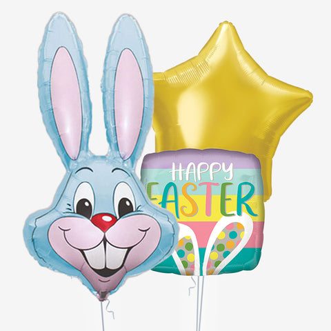 Blue Rabbit Easter Balloons | Box Balloons | Next-Day Balloon Delivery