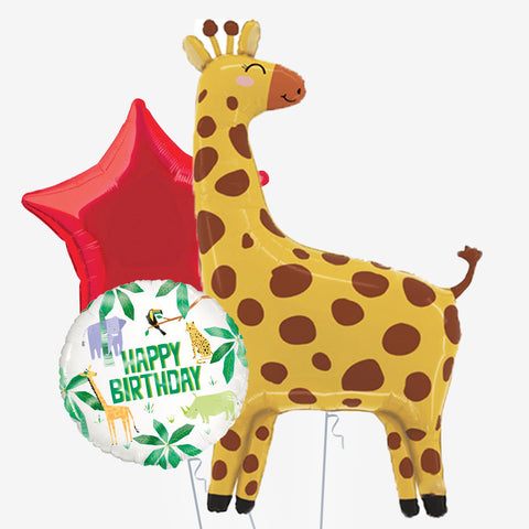 Jungle Giraffe Balloons - Box Balloons
