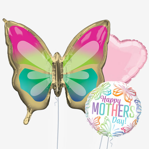 Mother's Day Butterfly Balloons | Box Balloons | Next-Day Balloon Delivery