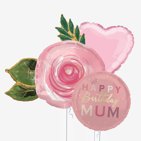 Mum Birthday Flower Balloons - Box Balloons