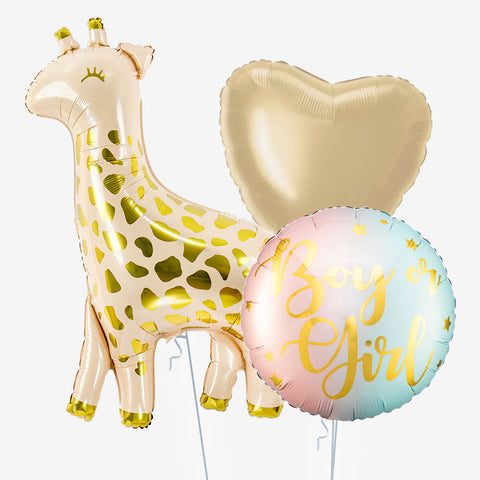 Pink Or Blue Baby Balloons | Box Balloons | Next-Day Balloon Delivery