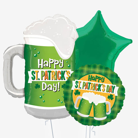 St Patrick's Day Beers Balloons - Box Balloons