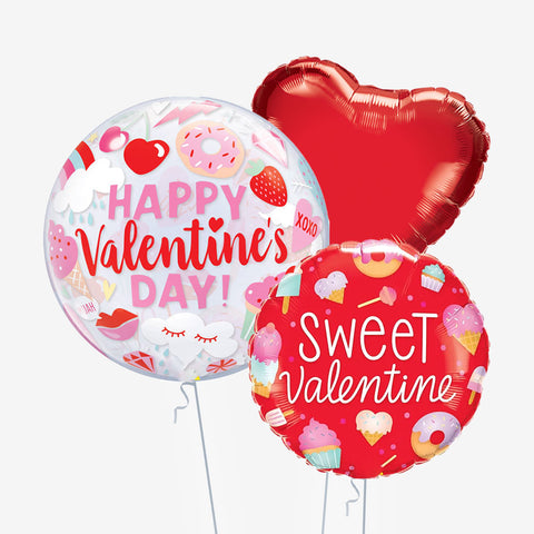 Sweet Valentine’s Bubble Balloons - Box Balloons