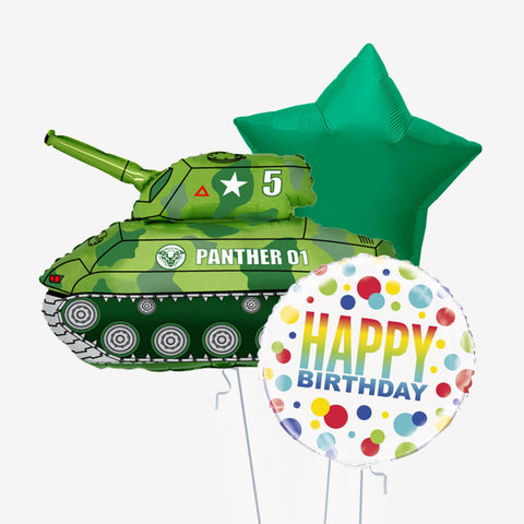 Tank Birthday Balloons | Box Balloons | Next-Day Balloon Delivery