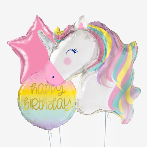 Unicorn Sparkle Balloons | Box Balloons | Next-Day Balloon Delivery