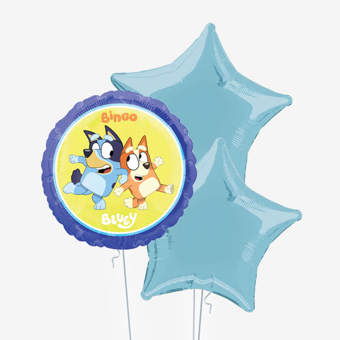 Bluey & Number Balloons | Box Balloons | Next-Day Balloon Delivery