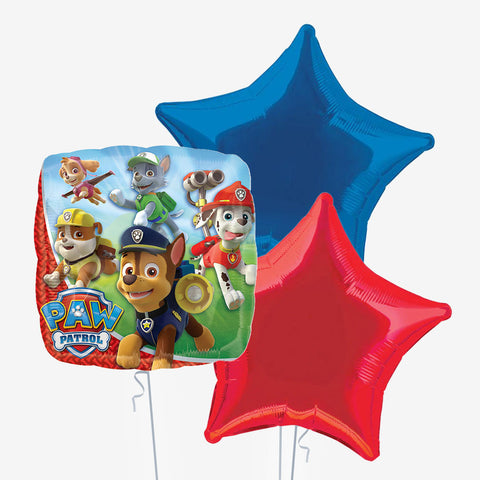 Paw Patrol & Number Balloons - Box Balloons