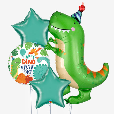 Party Dino Birthday Balloons - Box Balloons