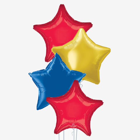 Primary Stars Table Balloons | Box Balloons | Next-Day Balloon Delivery