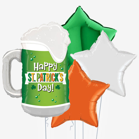 St Patrick's Day Pint Balloons - Box Balloons