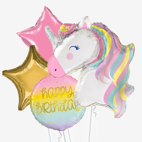 Unicorn Sparkle Balloons | Box Balloons | Next-Day Balloon Delivery