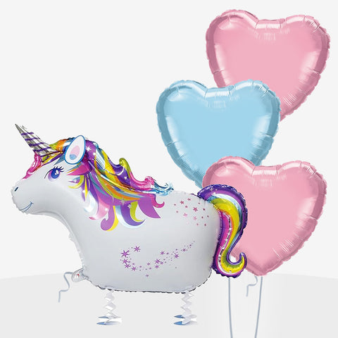 Walking Unicorn Balloons | Box Balloons | Next-Day Balloon Delivery