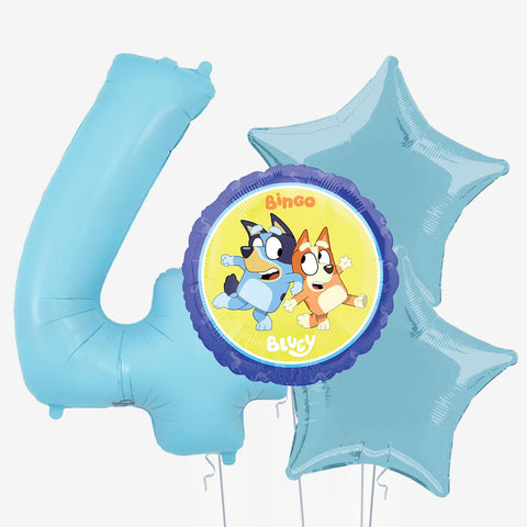 Bluey & Number Balloons | Box Balloons | Next-Day Balloon Delivery