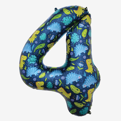 34” Dinosaur Number Balloons | Box Balloons | Next-Day Balloon Delivery