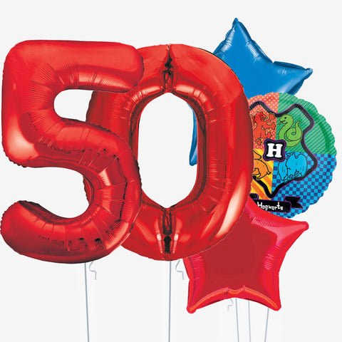 Harry Potter & Number Balloons - Box Balloons