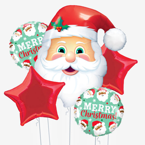Jolly Santa Christmas Balloons - Box Balloons