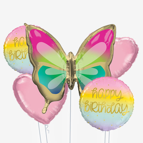 Butterfly Birthday Balloons | Box Balloons | Next-Day Balloon Delivery