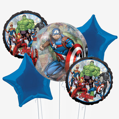 Avengers Captain America Orb Balloons | Box Balloons | Next-Day Balloon Delivery
