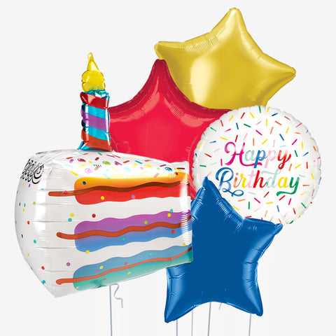 Birthday Cake Balloons | Box Balloons | Next-Day Balloon Delivery
