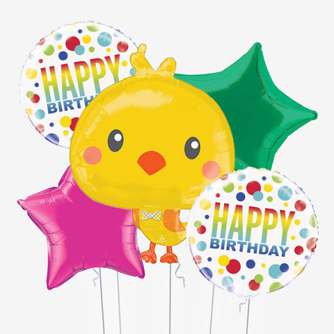 Chick Birthday Balloons | Box Balloons | Next-Day Balloon Delivery