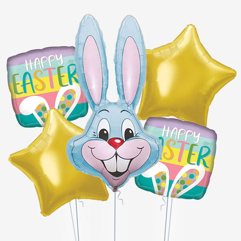 Blue Rabbit Easter Balloons