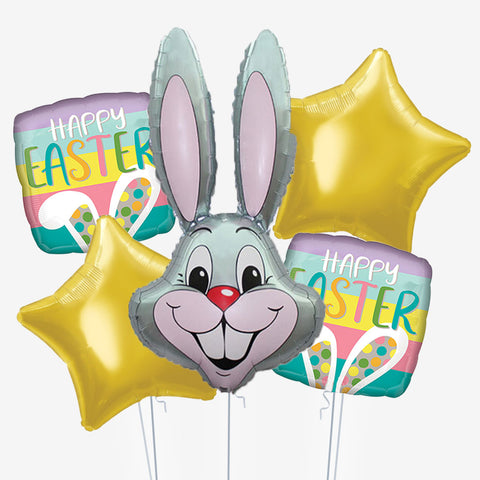 Grey Rabbit Easter Balloons
