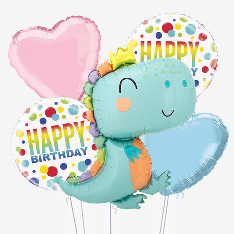Happy Birthday-Saurus Balloons | Box Balloons | Next-Day Balloon Delivery