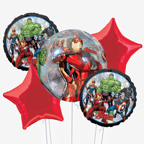 Avengers Iron Man Orb Balloons | Box Balloons | Next-Day Balloon Delivery