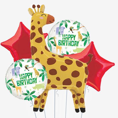 Jungle Giraffe Balloons - Box Balloons