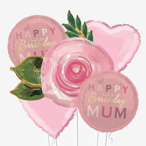 Mum Birthday Flower Balloons - Box Balloons