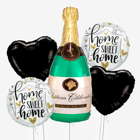 New Home Champagne Balloons - Box Balloons