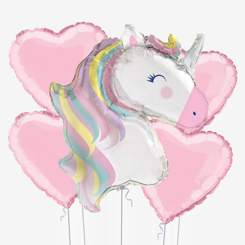 Pastel Unicorn Balloons | Box Balloons | Next-Day Balloon Delivery