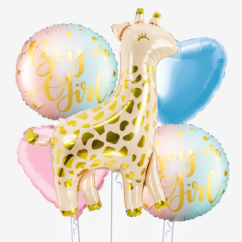 Pink Or Blue Baby Balloons | Box Balloons | Next-Day Balloon Delivery