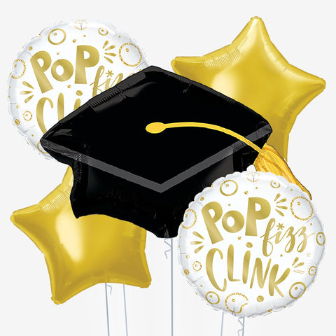 Pop & Fizz Graduation Balloons