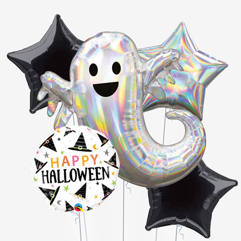 Spooky Ghost Halloween Balloons | Box Balloons | Next-Day Balloon Delivery