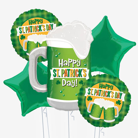 St Patrick's Day Beers Balloons - Box Balloons
